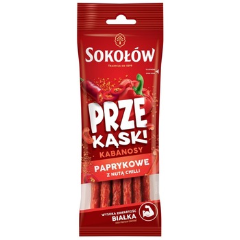 SOKOLOW KABANOS SNACK PEPPER STICKS PAPRYKOWE PM 1.39
