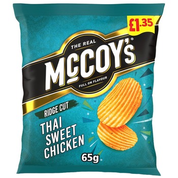 MCCOYS THAI SWEET CHICKEN CRISPS PM 1.35
