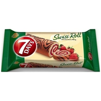 7DAYS SWISS ROLL STRAWBERRY
