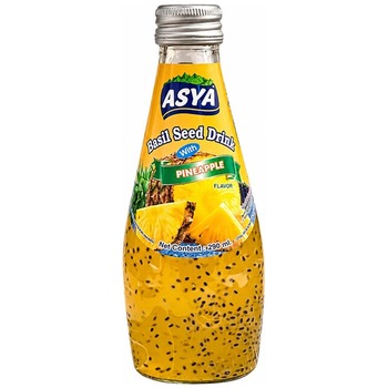 ASYA BASIL SEED DRINK WITH PINEAPPLE