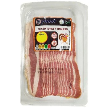 AYNOOR SLICED SMOKED TURKEY RASHERS