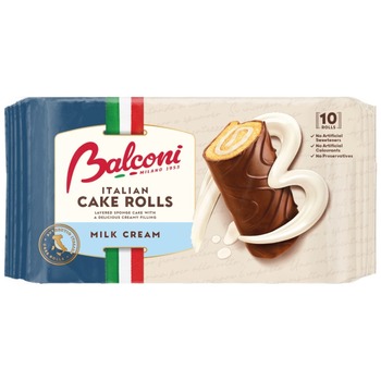 BALCONI 10 MILK CREAM CAKE ROLLS
