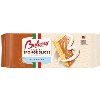 BALCONI 10 MILK CREAM SPONGE SLICE