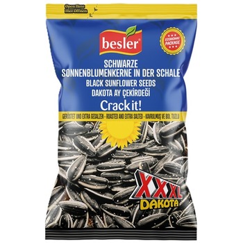 BESLER CRACK IT BLACK ROASTED SUNF. XXL DAKOTA EXTRA SALTED PM 0.99