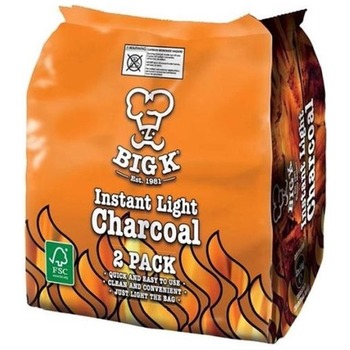 BIG K INSTANT LIGHT CHARCOAL 2PACK BBQ