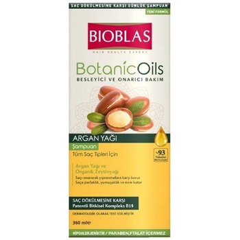 BIOBLAS BOTANIC OILS ARGAN OIL SHAMPOO