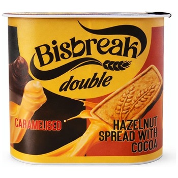 BISBREAK CARAMELISED BISCUITS SPREAD & HAZELNUT CREAMY