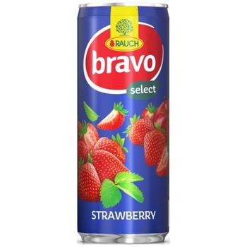 RAUCH BRAVO STRAWBERRY JUICE CAN
