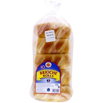 BRIOCHE ROLLS VEGETARIANS MARGARINE
