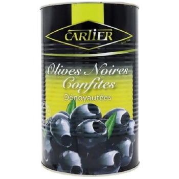 CARTIER BLACK PITTED OLIVES(TIN)