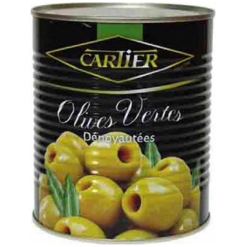 CARTIER GREEN PITTED OLIVES(TIN)