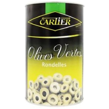 CARTIER GREEN SLICED OLIVES(TIN)