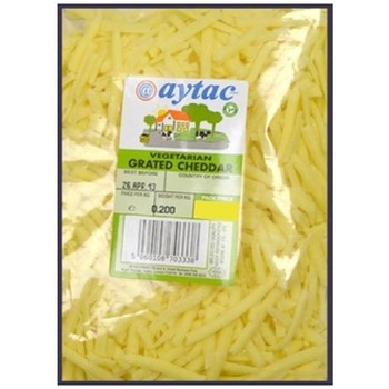 CHEESE AYTAC GRATED VEGETARIAN CHEDDAR PM 1.99