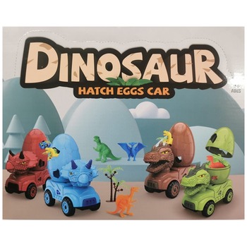 COSBY FRICTION DINOSAUR HATCH EGGS CAR