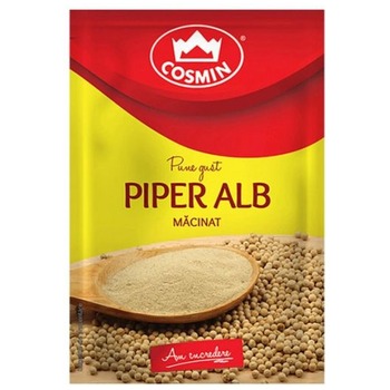 COSMIN PIPER ALB MACINAT