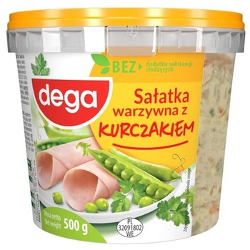DEGA SALATKA KURCZAKIEM VEGETABLE WITH CHICKEN
