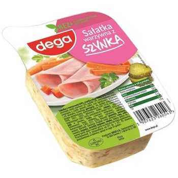 DEGA SALATKA SZYNKA VEGATABLE WITH HAM