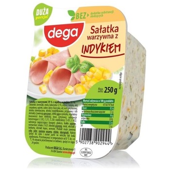 DEGA SALATKA WARZYWNA INDYKIEM