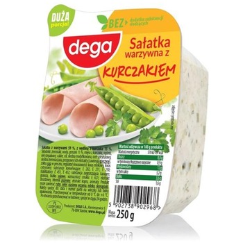DEGA SALATKA WARZYWNA Z KURCZAKIEM