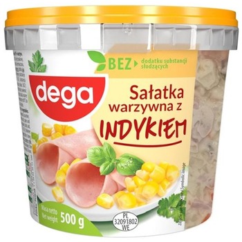 DEGA SALATKA Z INDYKIEM VEGETABLE WITH TURKEY