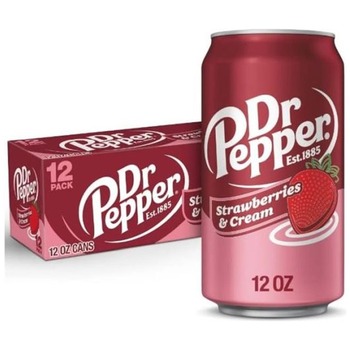 DR PEPPER CREAM STRAWBERRY CAN AMERICAN