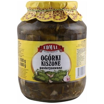 EDMAL OGORKI KISZONE PASTERYZOWANE