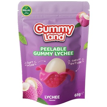 GUMMY LAND PEELABLE GUMMY LYCHEE (HALAL) PM 1.29