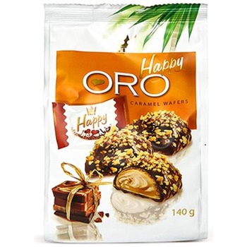 HAPPY ORO CARAMEL WAFFERS