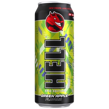 HELL ENERGY DRINK GREEN APPLE PM £1