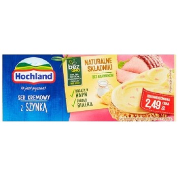 HOCHLAND BLOCZEK SER KREMOWY Z SZYNKA HAM