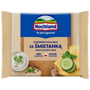 HOCHLAND SLICED SER SMIETANKOWY