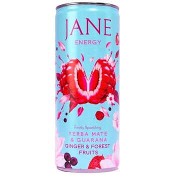 JANE ENERGY GINGER FOREST FRUITS MATE GUARANA