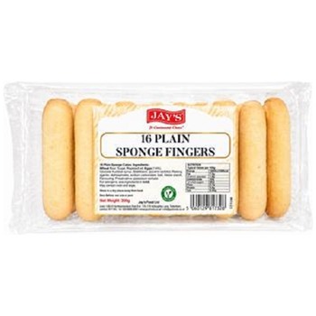 JAYS PLAIN SPONGE FINGERS CAKE