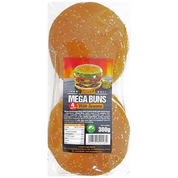 JIMMY'S MEGA SESAME BURGER BUNS 4 UNITS