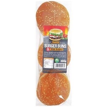 JIMMY'S SESAME BURGER BUNS 6 UNITS