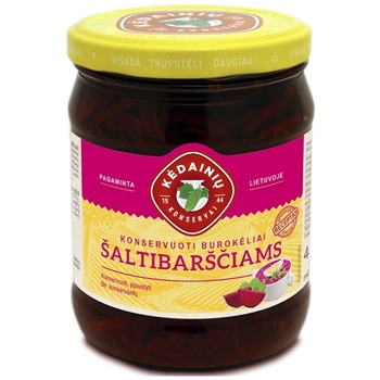 KEDAINIU BUROKELIAI SALTIBARSCIAM BEETROT IN JAR