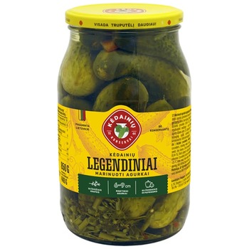 KEDAINIU MARINUOTI AGURKAI LEGENDINIAI PICKLED CUCUMBERS