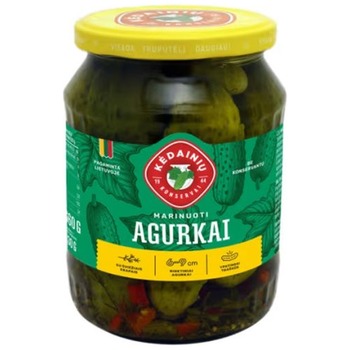 KEDAINIU MARINUOTI AGURKAI PICKLED CUCUMBERS