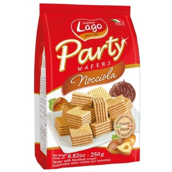 LAGO PARTY BAG WAFERS HAZELNUT (NOCCIOLA)