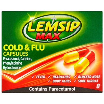 LEMSIP MAX COLD FLU CAPSULES
