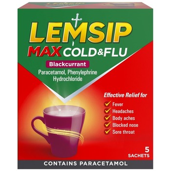 LEMSIP MAXCOLD FLU BLACKCURRANT