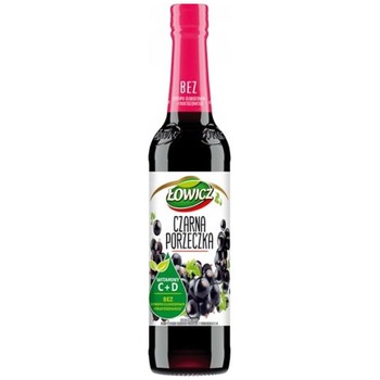 LOWICZ SYRUP CZARNA PORZECZKA BLACKCURRANT