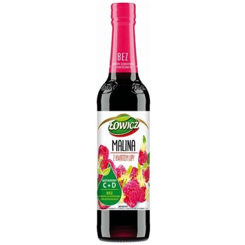 LOWICZ SYRUP MALINA RASPBERRY LINDEN