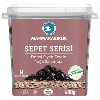 MARMARABIRLIK BLACK OLIVES M 261-290 SEPET SERISI