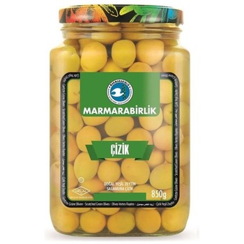 MARMARABIRLIK GREEN OLIVES GLASS BOTTLE M (261-290)