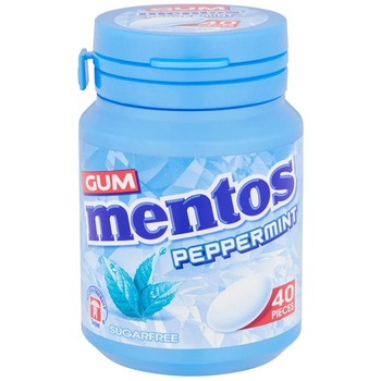 MENTOS GUM PEPPERMINT BOTTLE