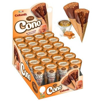 MESSORI CONO SNACK CORNET WITH CARAMEL CREAM