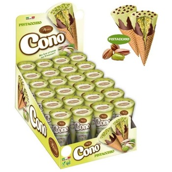 MESSORI CONO SNACK CORNET WITH PISTACHIO CREAM