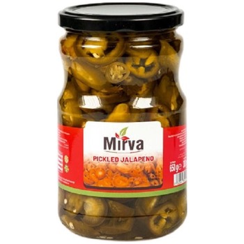 MIRVA PICKLED JALAPENO PEPPERS