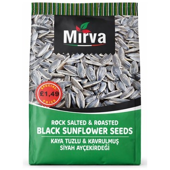 MIRVA SUNFLOWER BLACK S. ROCK SALTED ROASTED (GREEN) PM 1.99